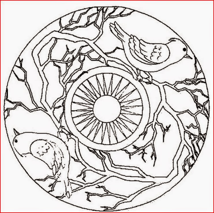 bird mandala free printable coloring pages coloring.filminspector.com