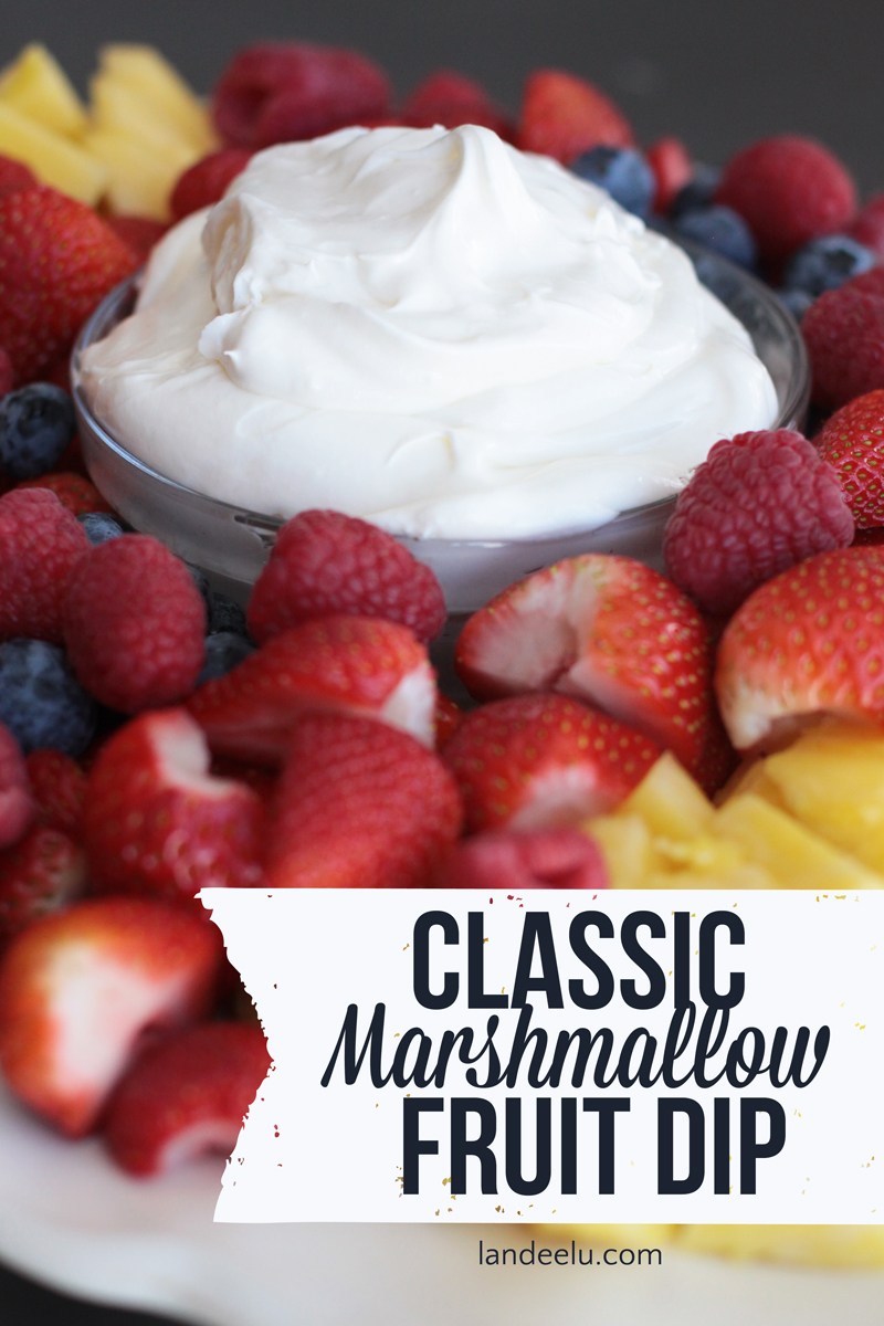 CLASSIC MARSHMALLOW FRUIT DIP Princess Syieda