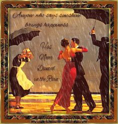 love couple image in rain