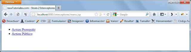 Tutoriales de Programacion Java: Struts 2 - Parte 6: Interceptores