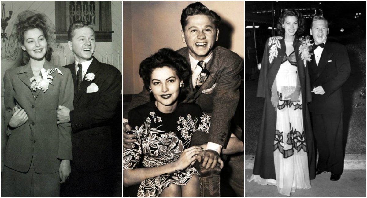 32 Sweet Photographs of Mickey Rooney and Ava Gardner During Their