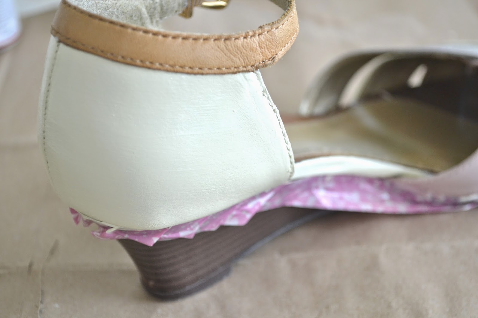 Tea Rose Home Tutorial How to Paint Leather Shoes