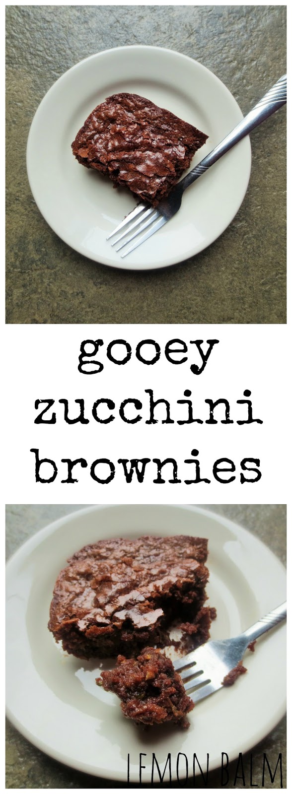 Simple Forest Gooey Zucchini Brownies