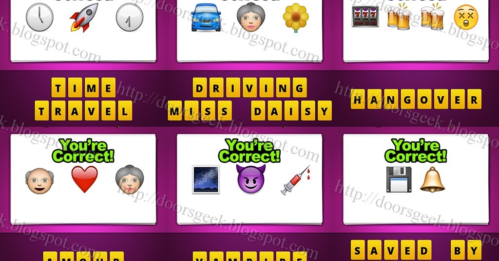 tjeneren slutningen lugtfri Guess The Emoji [Level 25] Answers and Cheats ~ Doors Geek