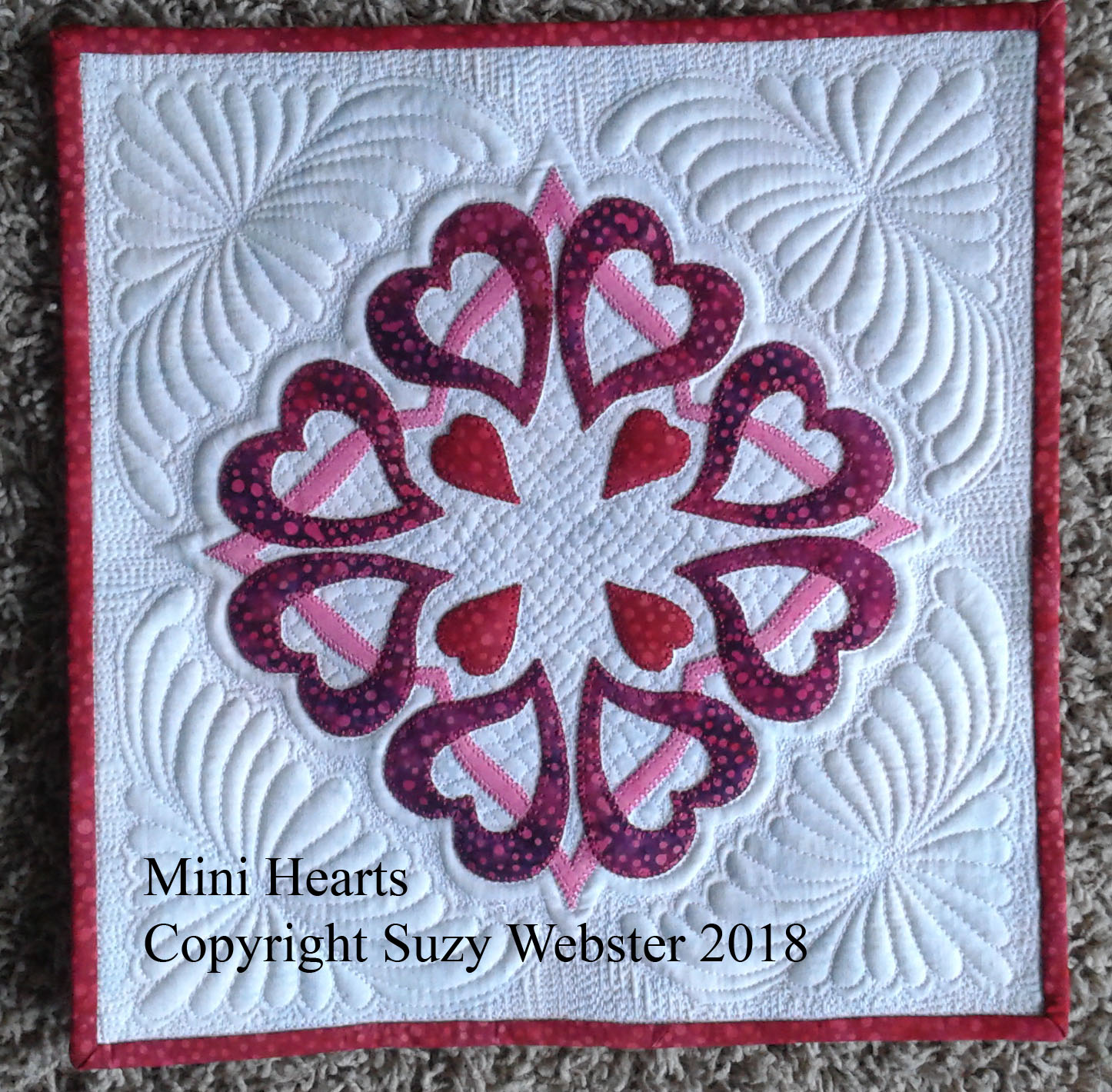 Websterquilt: Mini Hearts Quilt Pattern