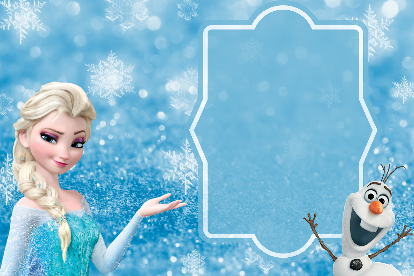 FREE Frozen Party Invitaiton Template download + Party Ideas and Inspiration