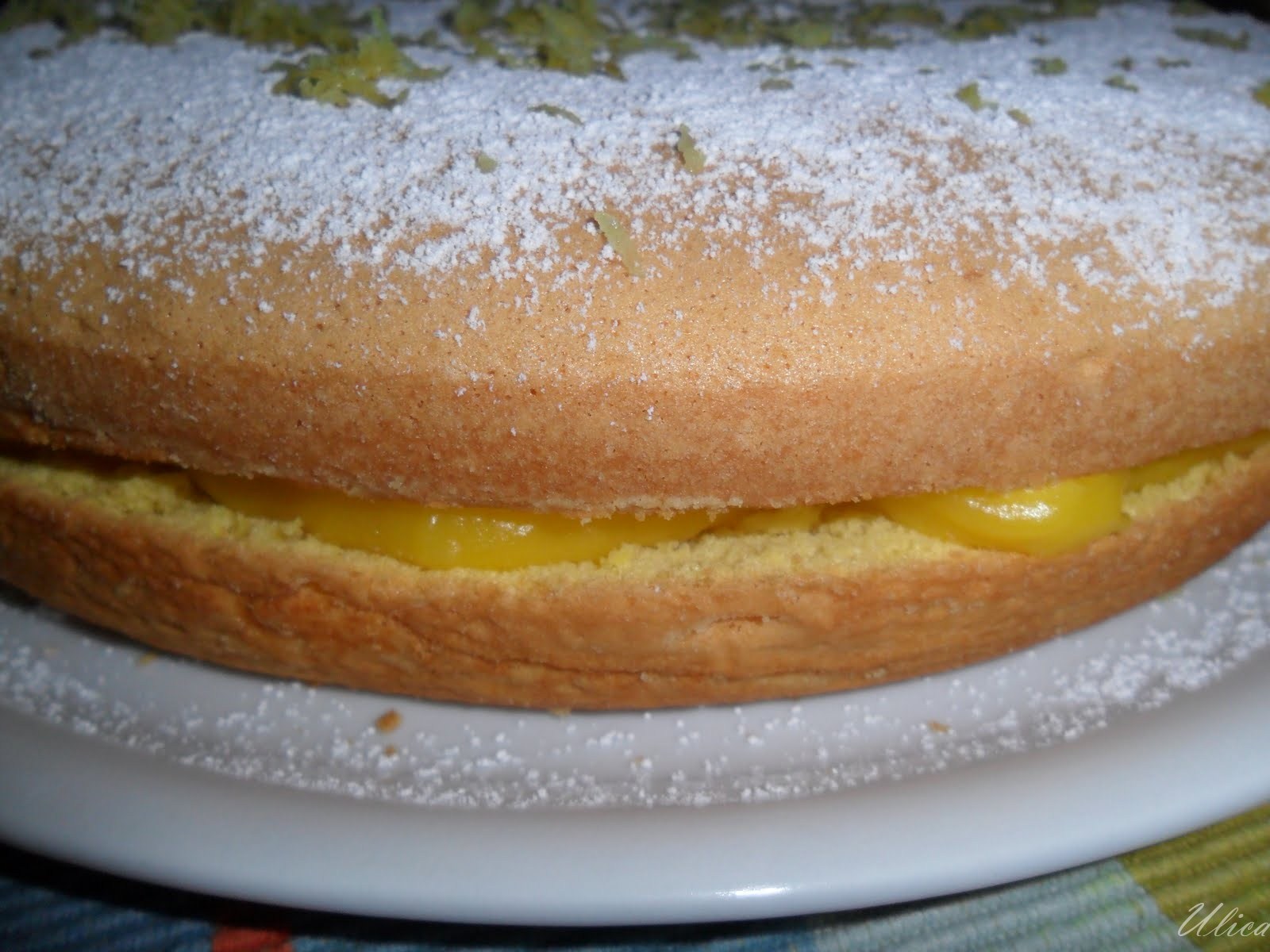 Pan Di Spagna Con Crema Al Limone