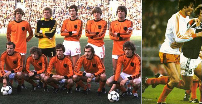 Football teams shirt and kits fan: Netherlands World Cup 1978 kits