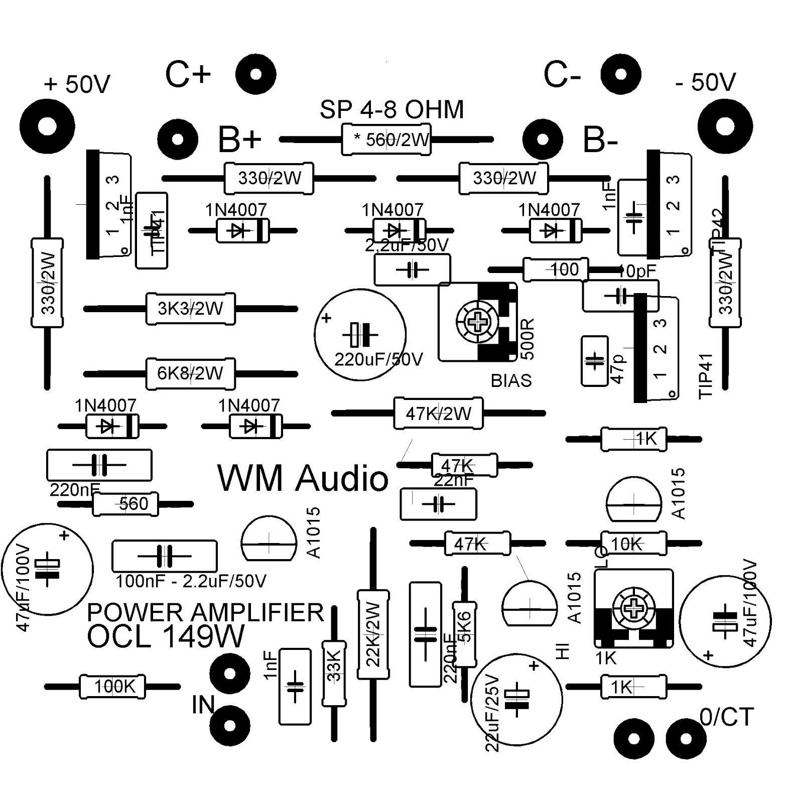 WM Audio SS: OCL 149W, Modifikasi WM Audio