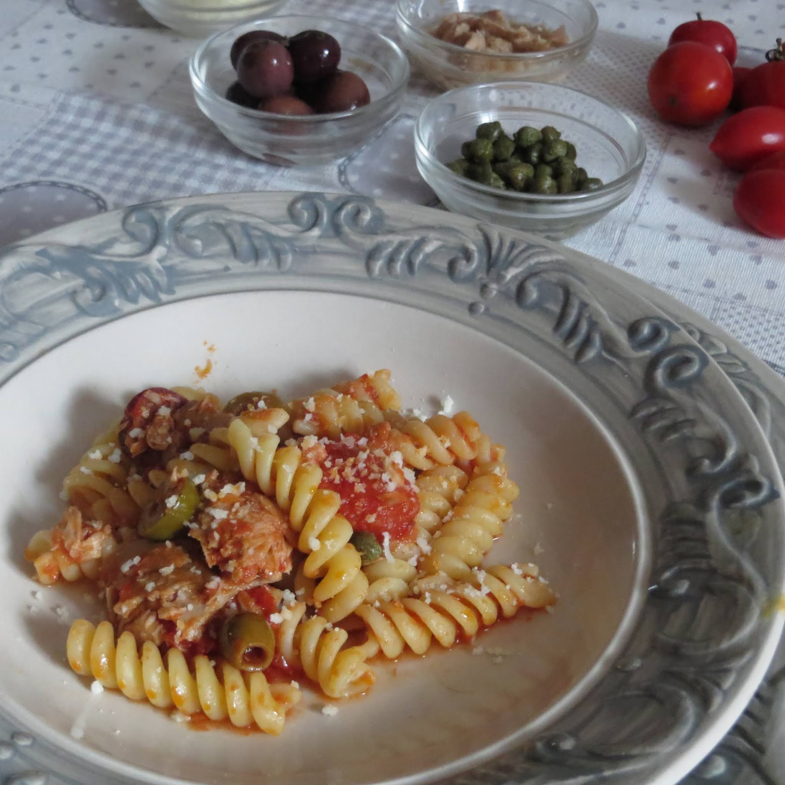 Sei chicchi di melograno Fusilli alla zingara