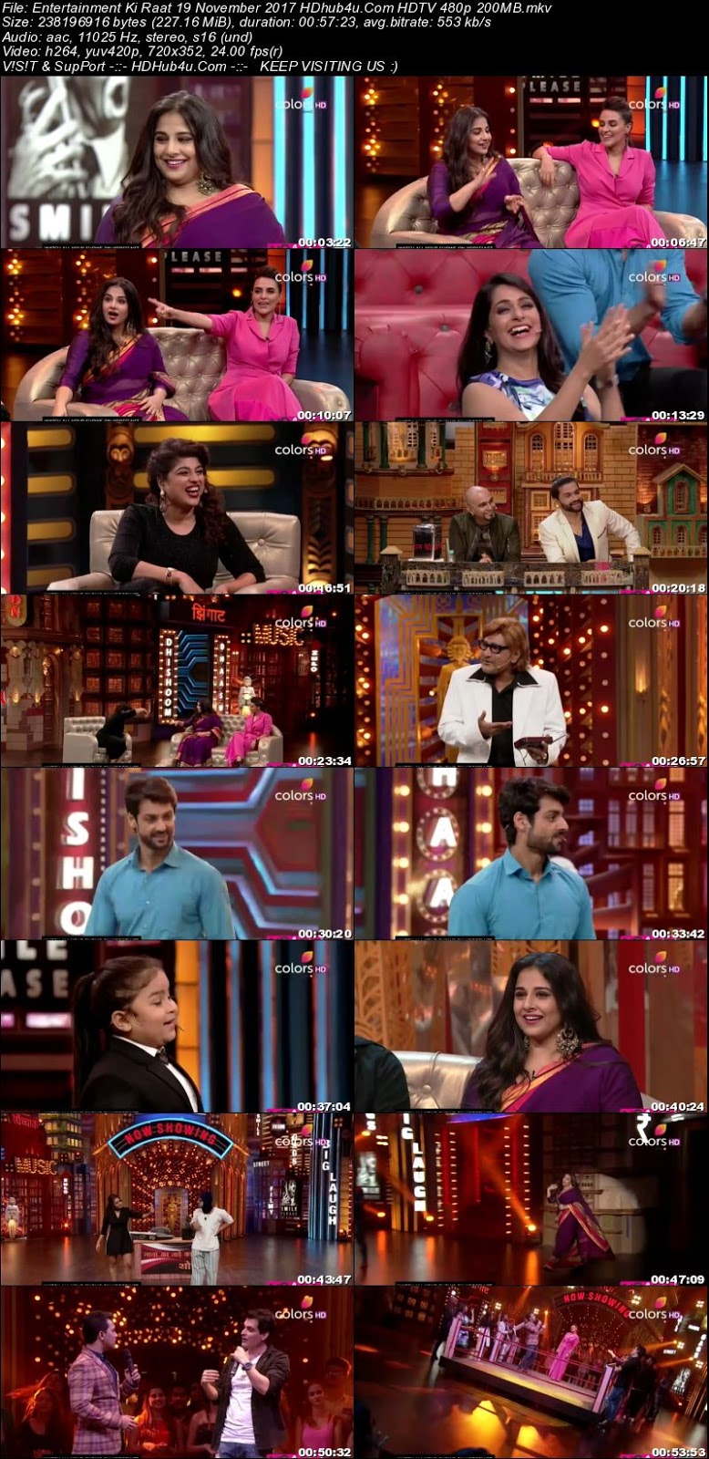 Entertainment Ki Raat 19th November 2017 480p HDTV 200MB Download Entertainment Ki Raat 19th November 2017 480p HDTV 200MB Download