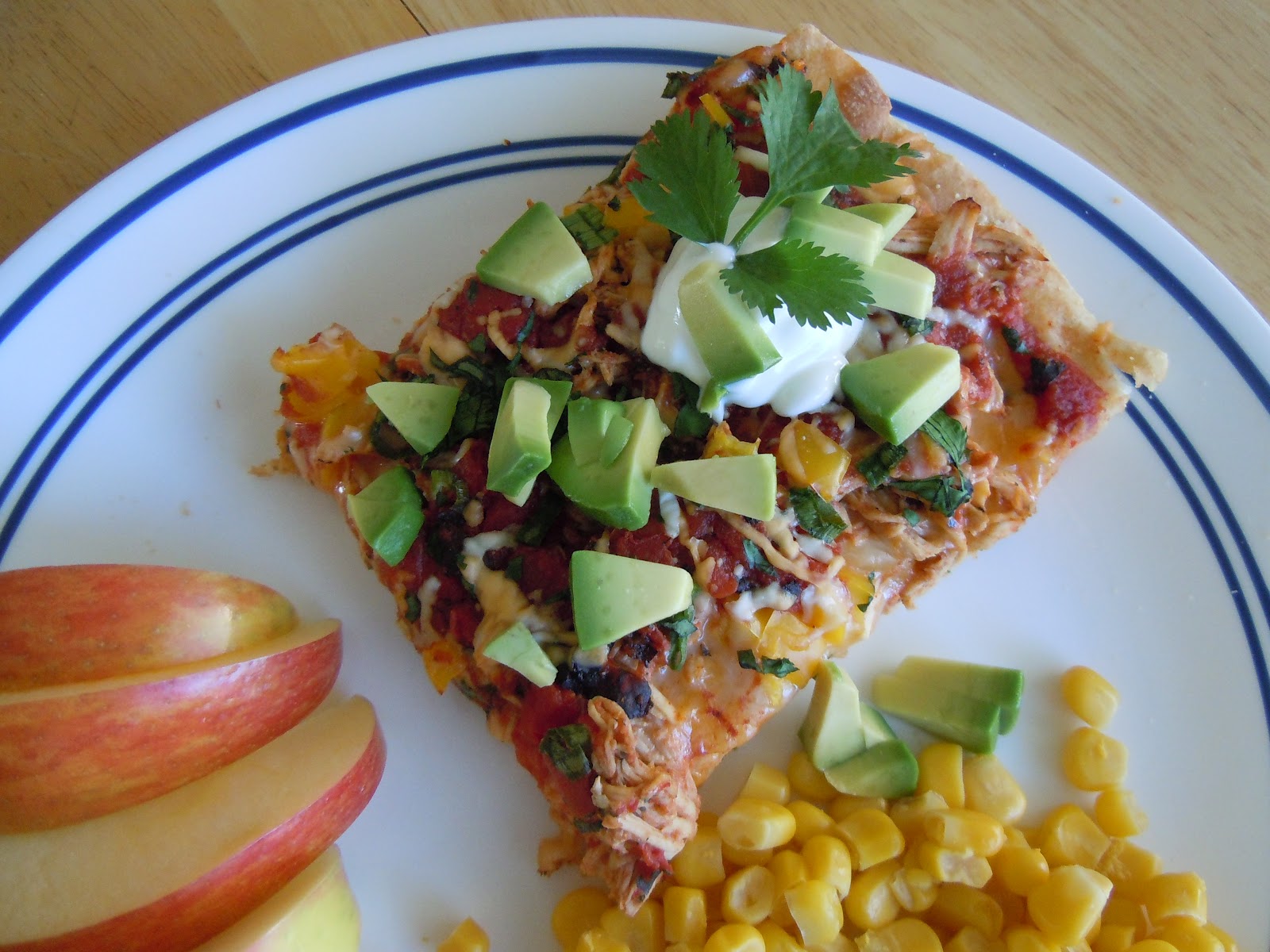Fish Food Favorites Mexican Chicken Pizza with Cornmeal Crust