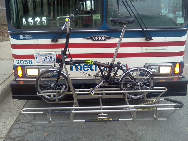 bikes@vienna: Folding Bikes on Metrobus Racks?