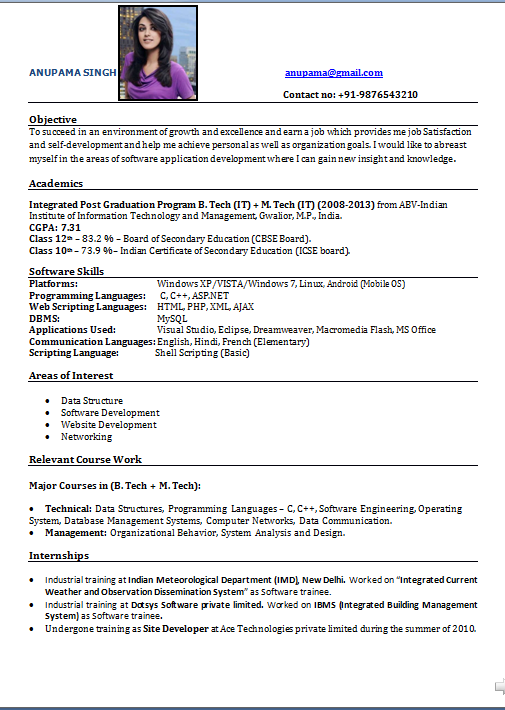 Top Resume Exles 2014 top resume formats Top Resume Exles 2014 top resume formats