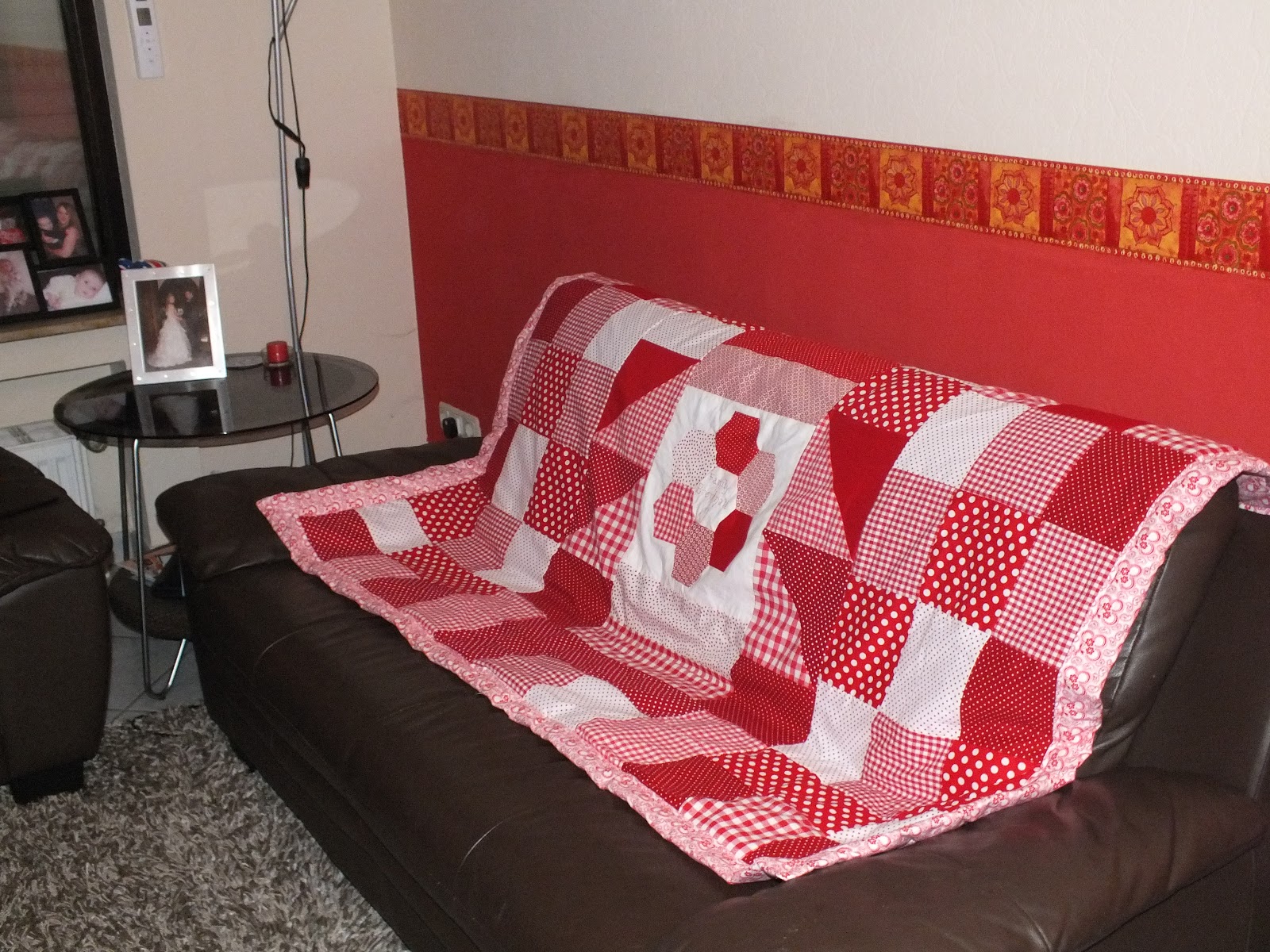 PatchyLove Ultimate, snuggly patchwork sofa throw/ quilt