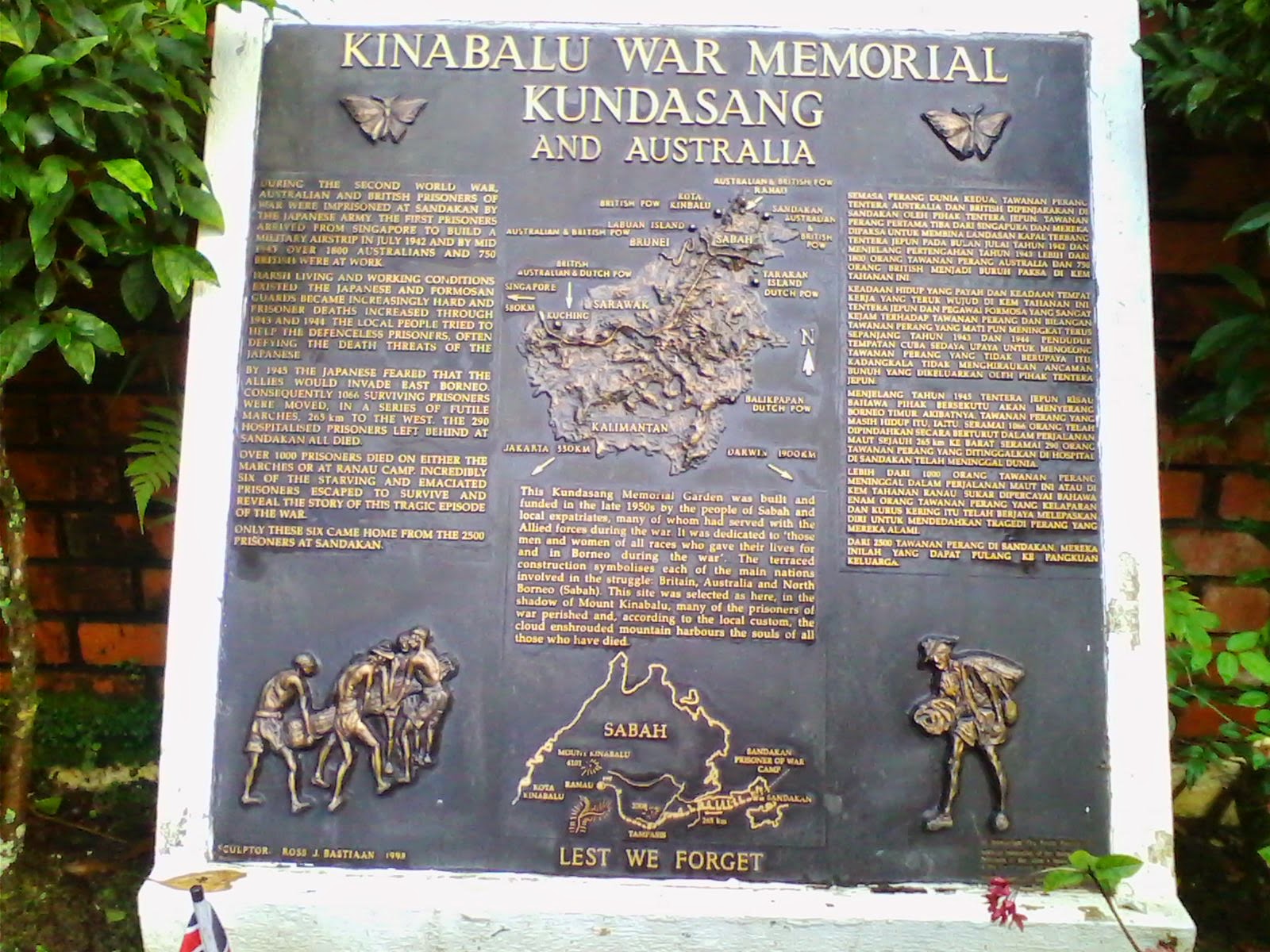 jalan jalan makan makan Kundasang War Memorial Park