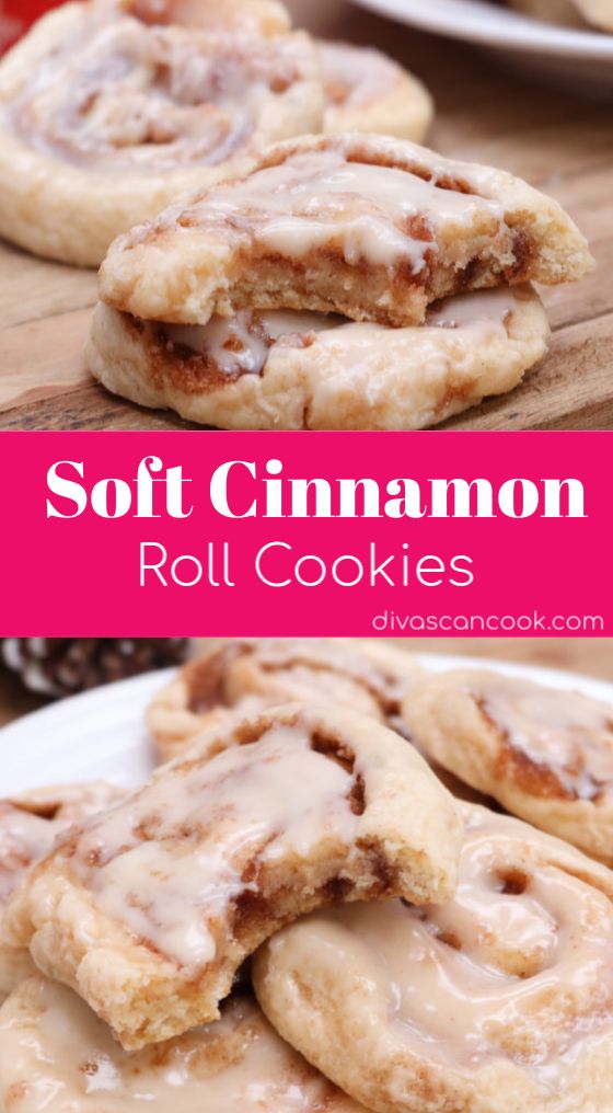 Soft & Fluffy Cinnamon Roll Cookies | Homemade, Chewy Cinnamon Roll Cookies! 😋 😋 😋 😋 😋 😋 #cookies #cinnamonroll #soft #fluffy #desserts #homemade #chewy