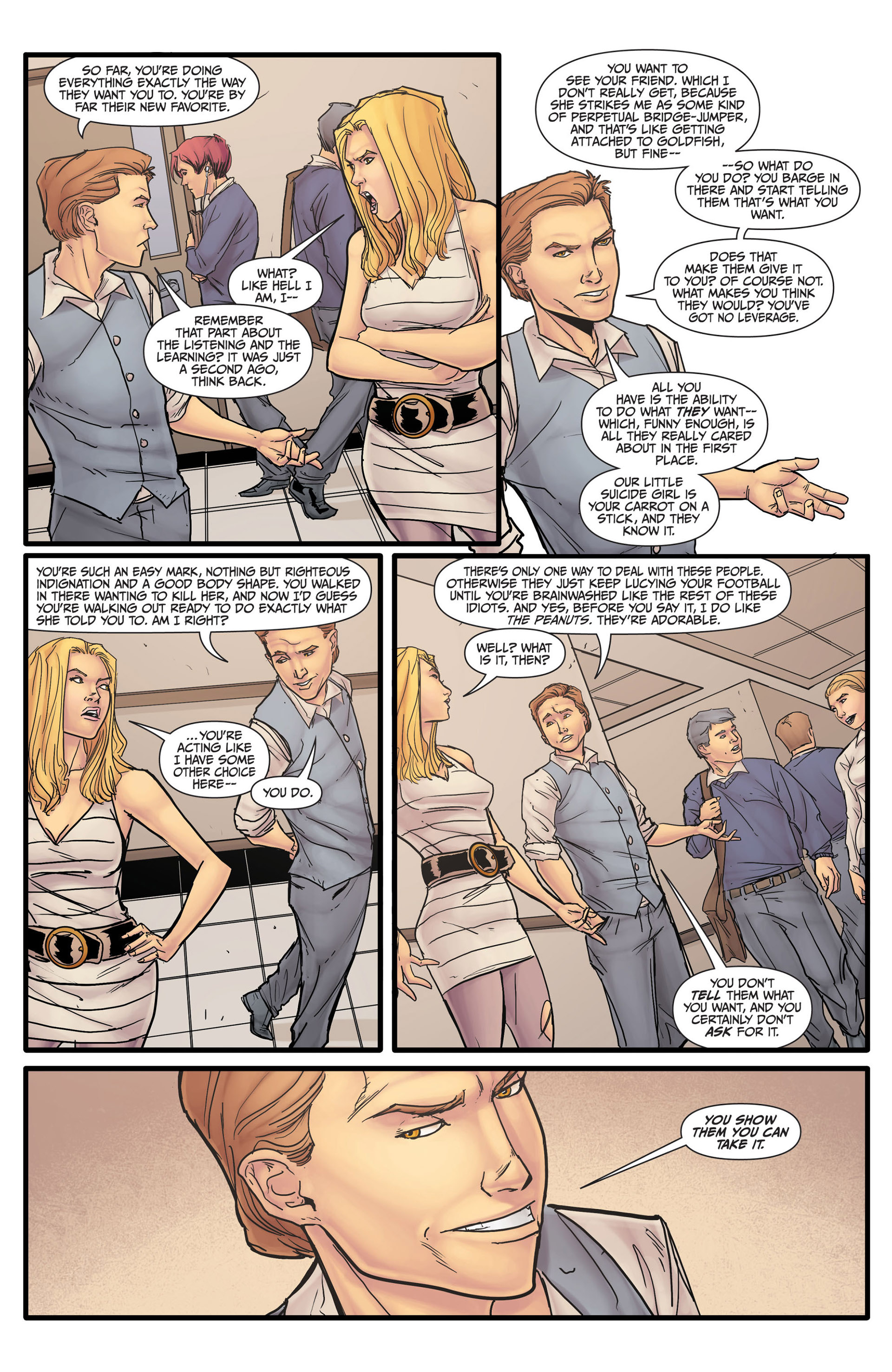 Read online Morning Glories comic -  Issue # _TPB 1 - 89