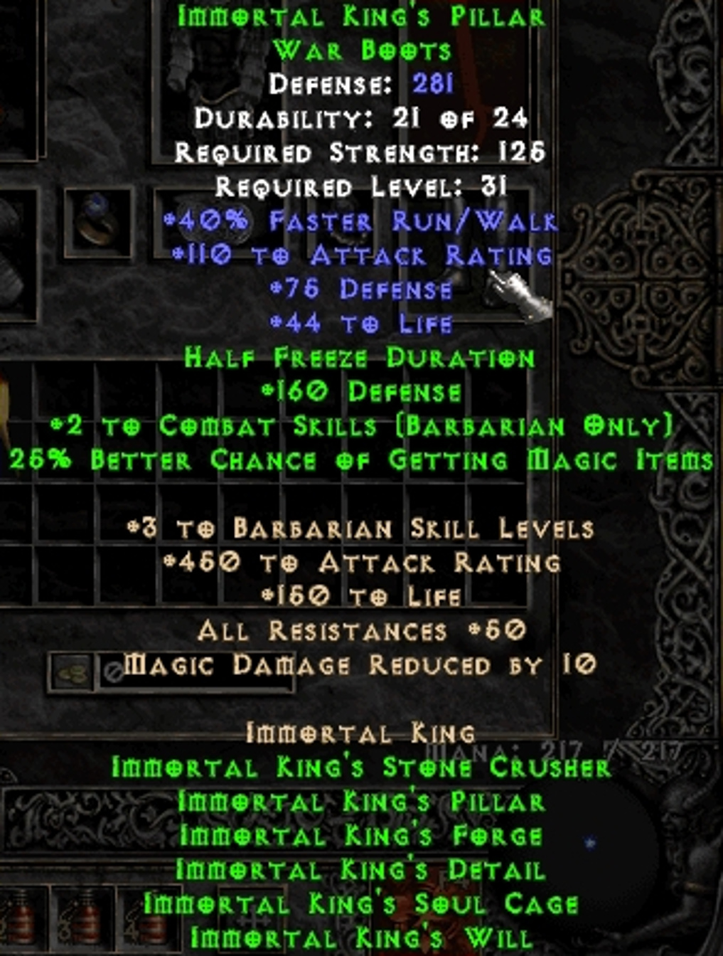 Best cRPGs THE IMMORTAL KING Build, Diablo 2 Resurrected Barbarian