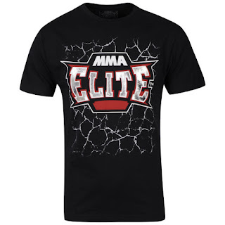 MMA Elite Men's Cracked T-Shirt - Black