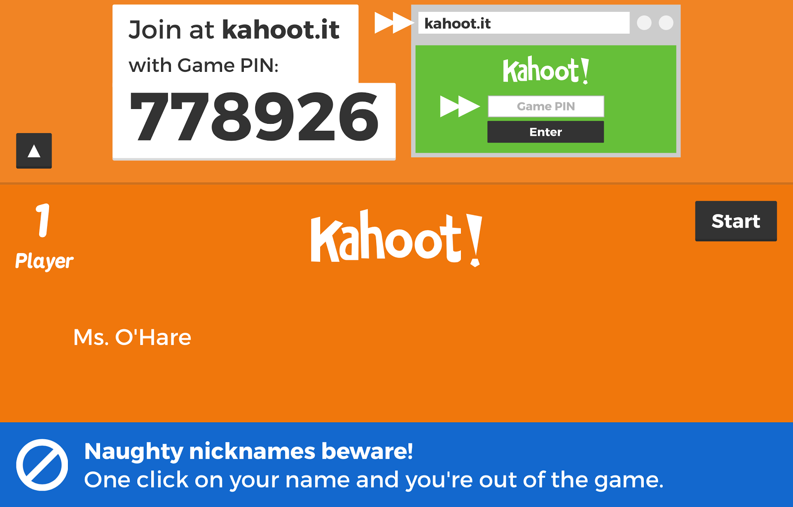 Kahoot Game Pin To Answers Create In Class Competitions Using Kahoot