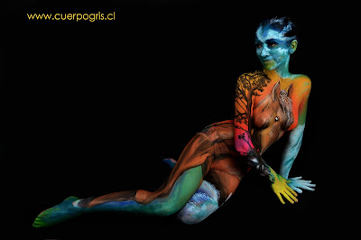 cuerpos pintados Chile bodypaint