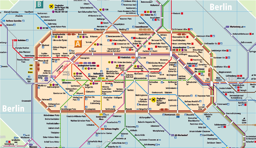 Berlin Underground Map 