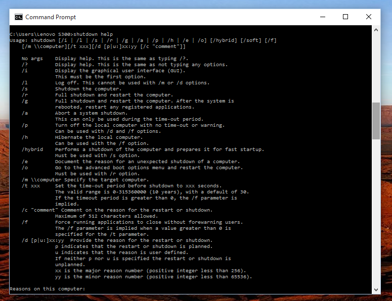 Warning error. Session expired. Команда shutdown -r -t 0. Timeout warning. Варнинг внимание.