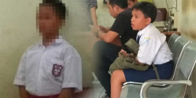 Tidak Pandang Bulu, Bocah SD Kepergok Palak dan Tendang Pelajar SMP