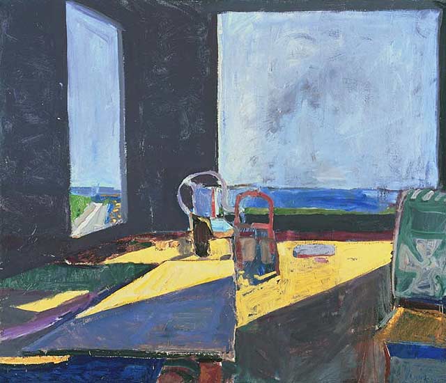 Richard Diebenkorn 1922 1993 Interior With A View Of The Ocean 1957