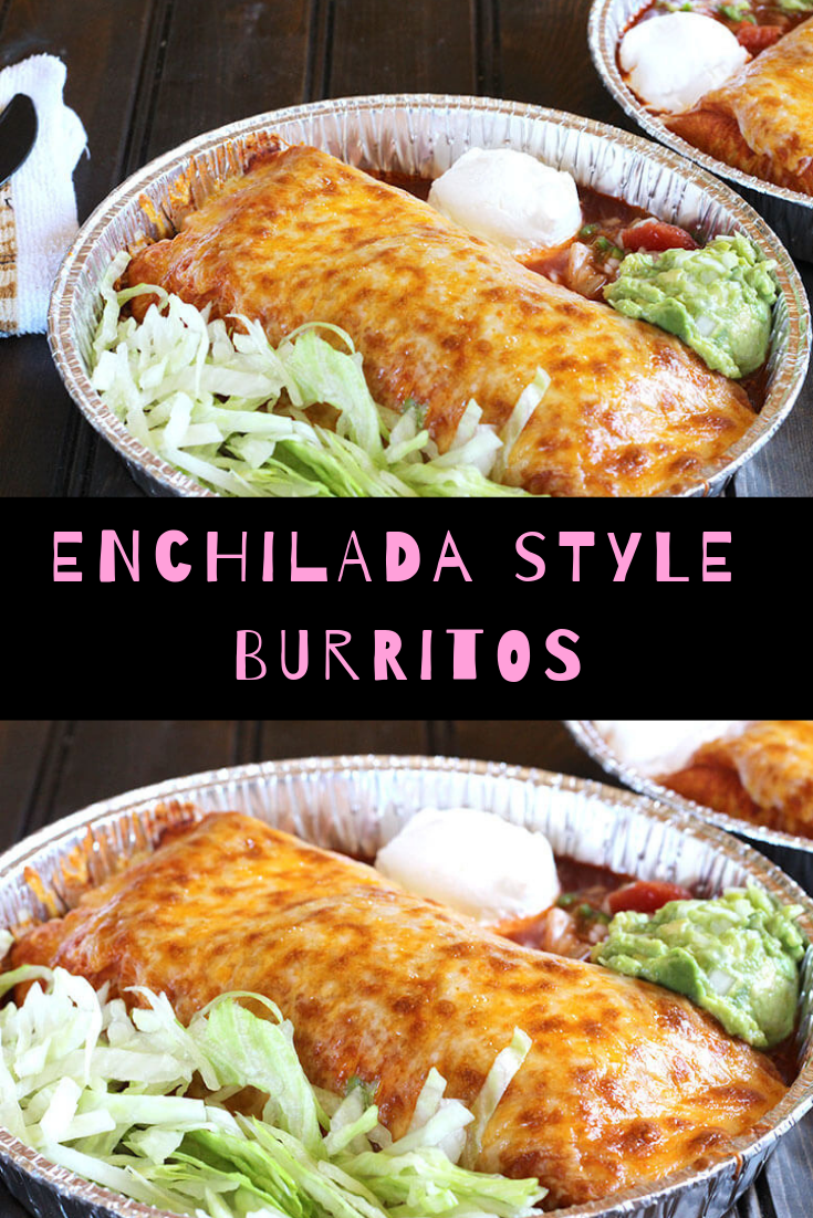 ENCHILADA STYLE BURRITOS RECIPE