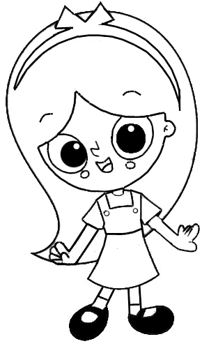 Bibi e Pedrinho: Desenhos para Colorir: Narizinho