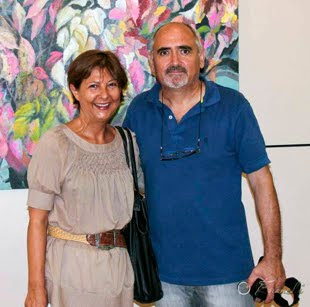 Con Mercedes Galindo (Pintora)
