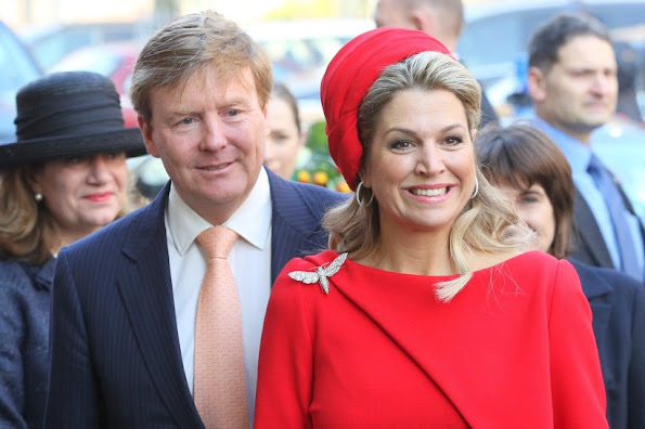 Dutch King Willem-Alexander and his wife Maxima continued their visit to Hamburg on Friday