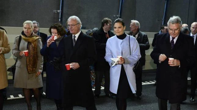 King Carl Gustaf and Crown Princess Victoria