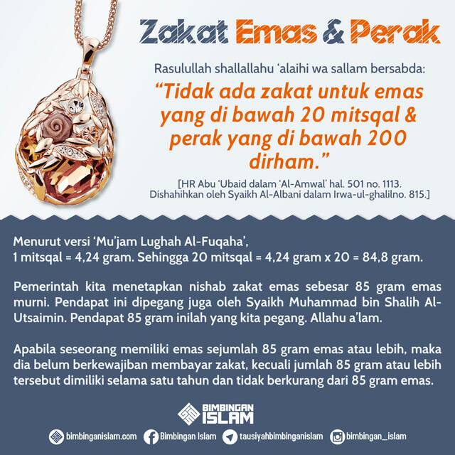 Zakat Emas Dan Perak Abu Uwais