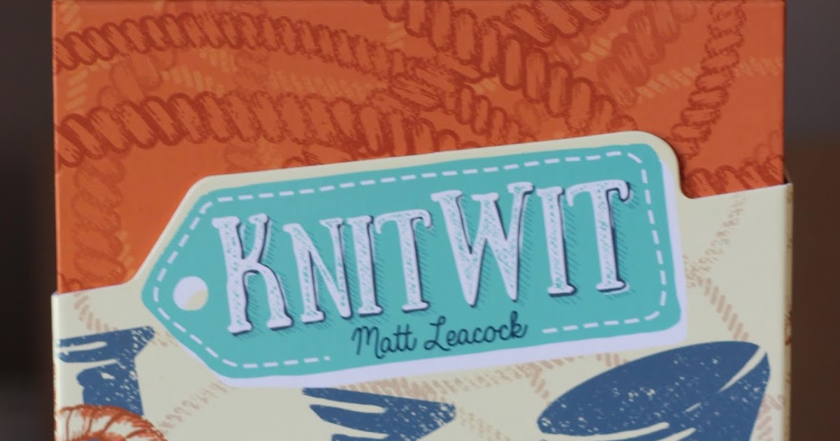 Random Nerdery Cardboard Knit Wit board game review