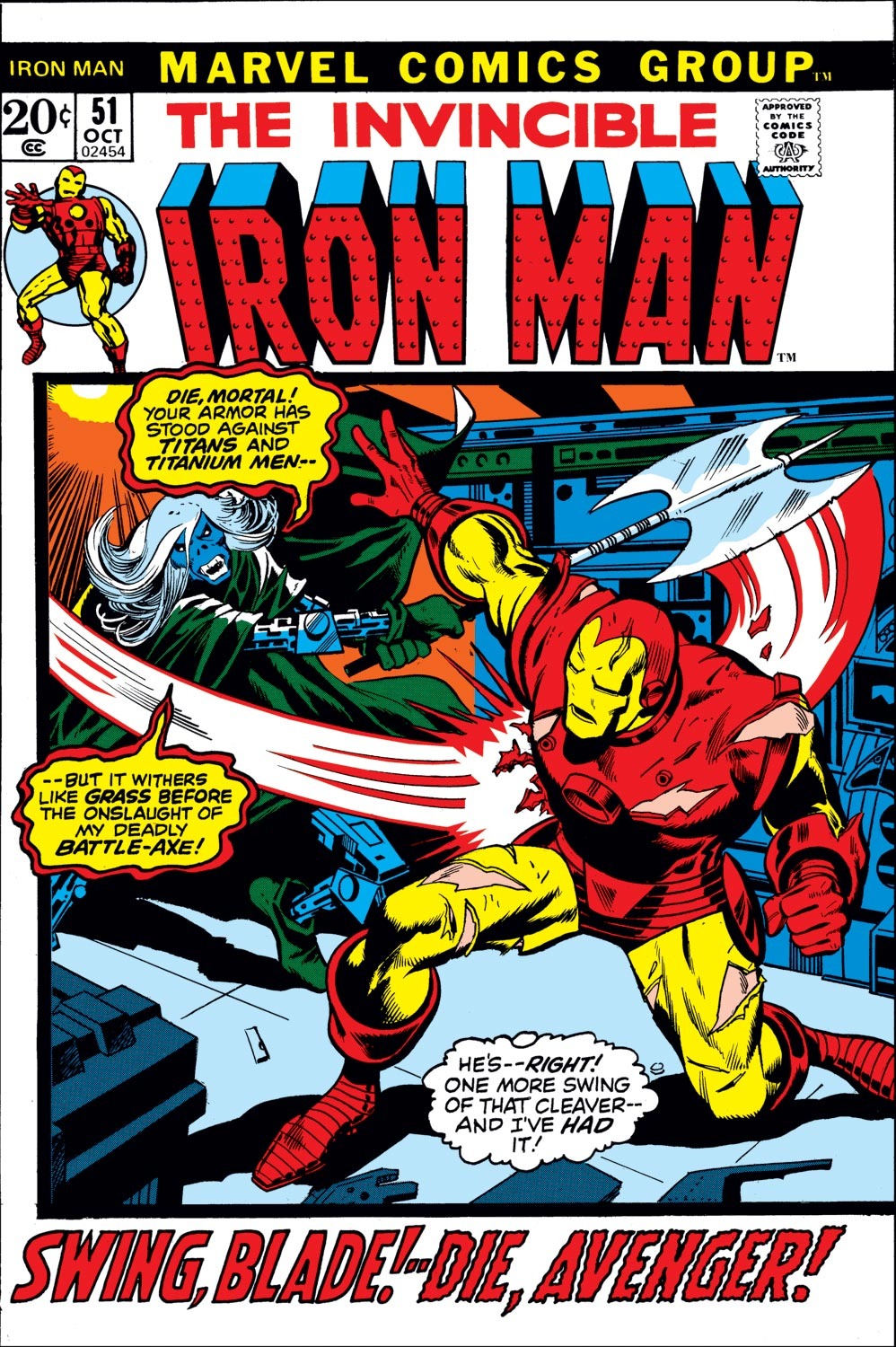 Read online Iron Man (1968) comic -  Issue #51 - 1