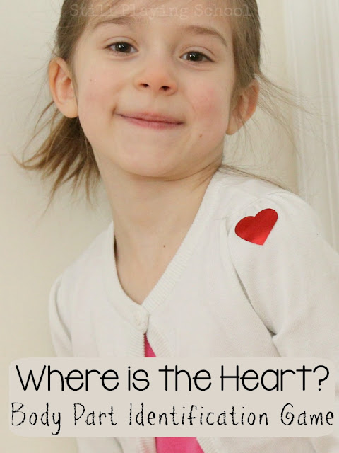 Body Part Identification Game for Kids to practice naming parts of their body