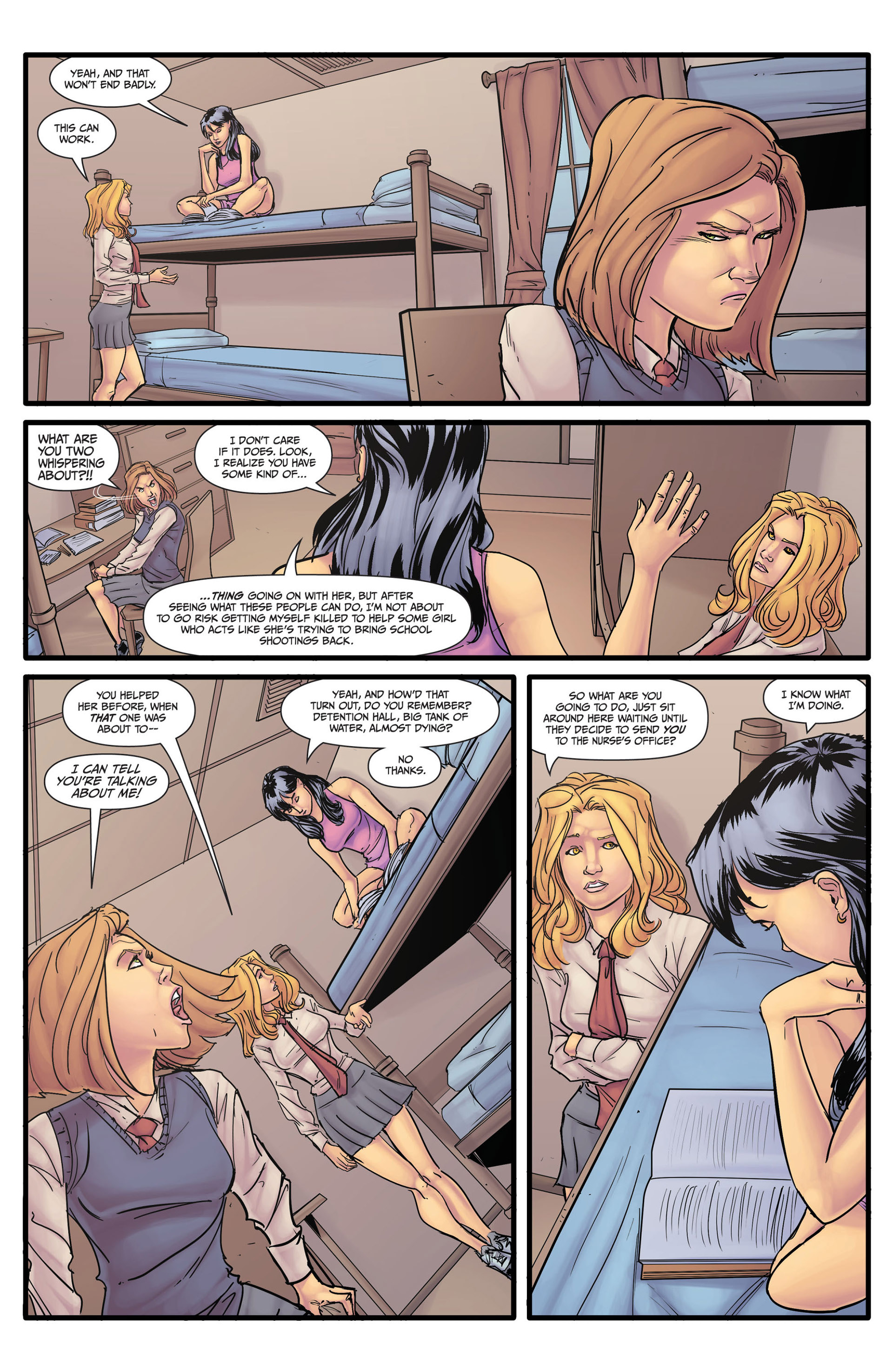 Read online Morning Glories comic -  Issue # _TPB 1 - 112