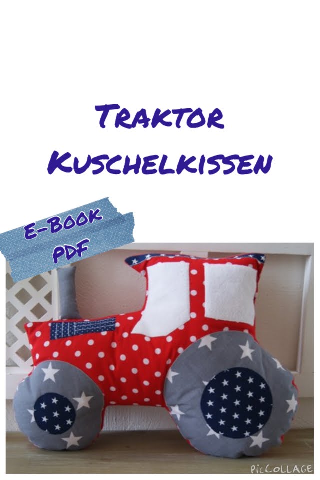 Traktor Kuschelkissen E-Book