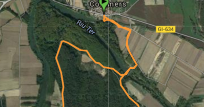 Rutes a peu de petit desnivell prop de Girona 72. Sidillà i St