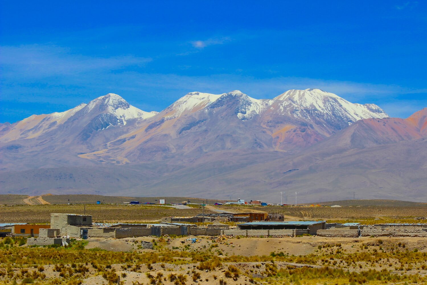 scenery towards colca canyon