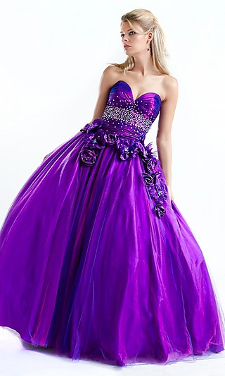 A Wedding Addict: Amazing Gorgeous Purple Wedding Dresses