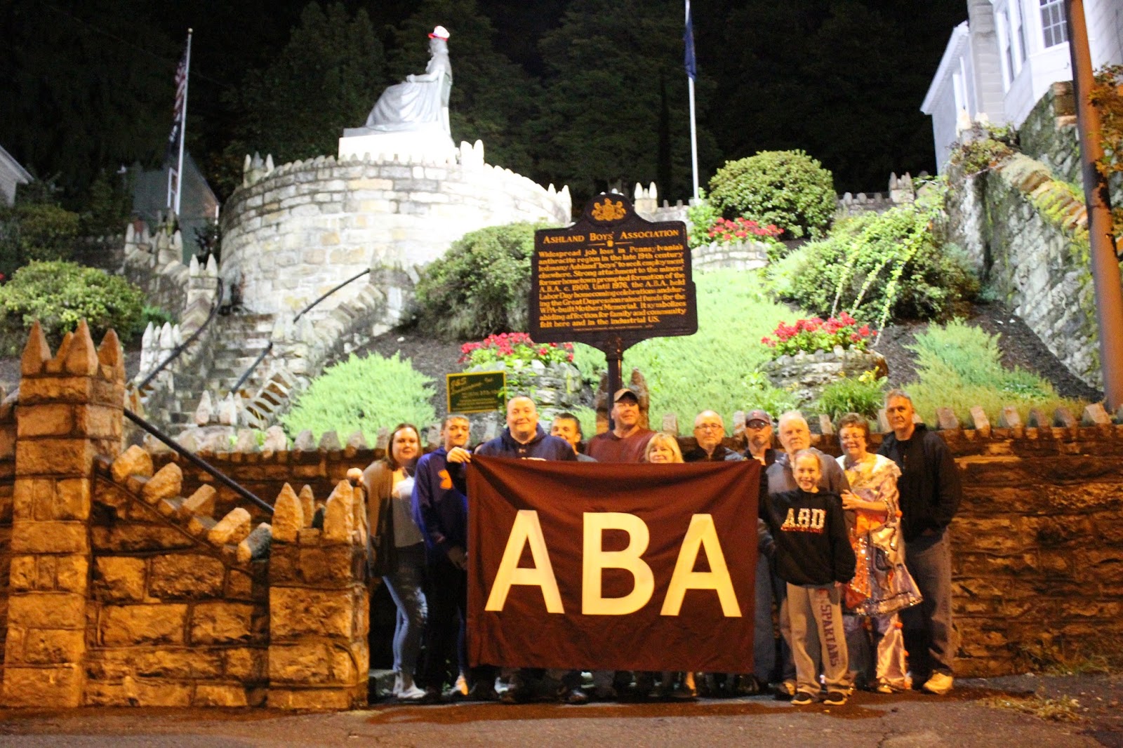 Ashland Residents Commemorate ABA on the Saturday Night Before Labor Day