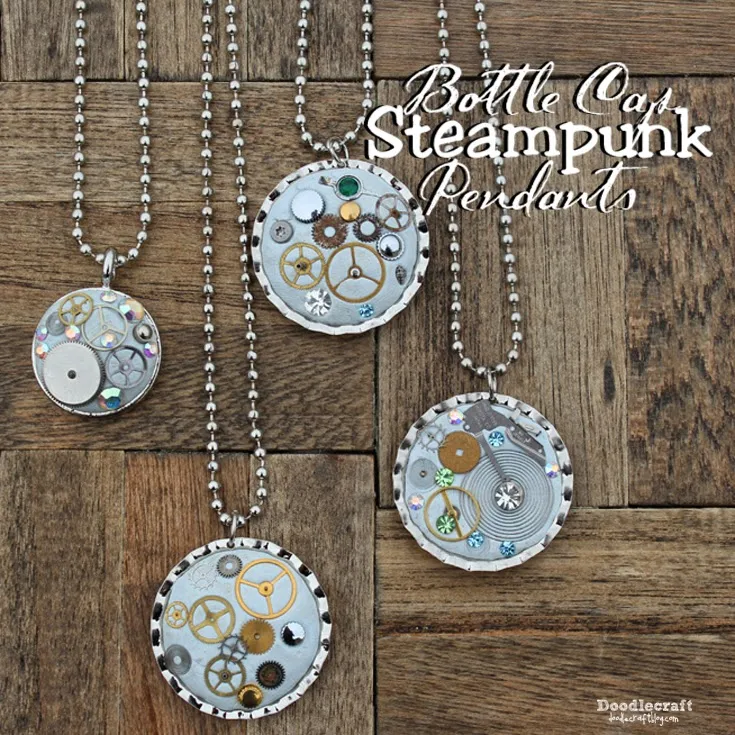 http://www.doodlecraftblog.com/2015/03/steampunk-bottle-cap-necklace.html