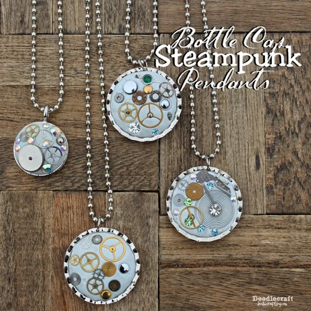 http://www.doodlecraftblog.com/2015/03/steampunk-bottle-cap-necklace.html