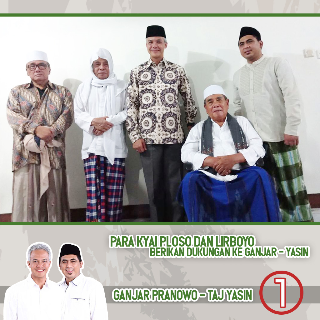 Para Kyai Ploso Dan Lirboyo Dukung Ganjar Pranowo