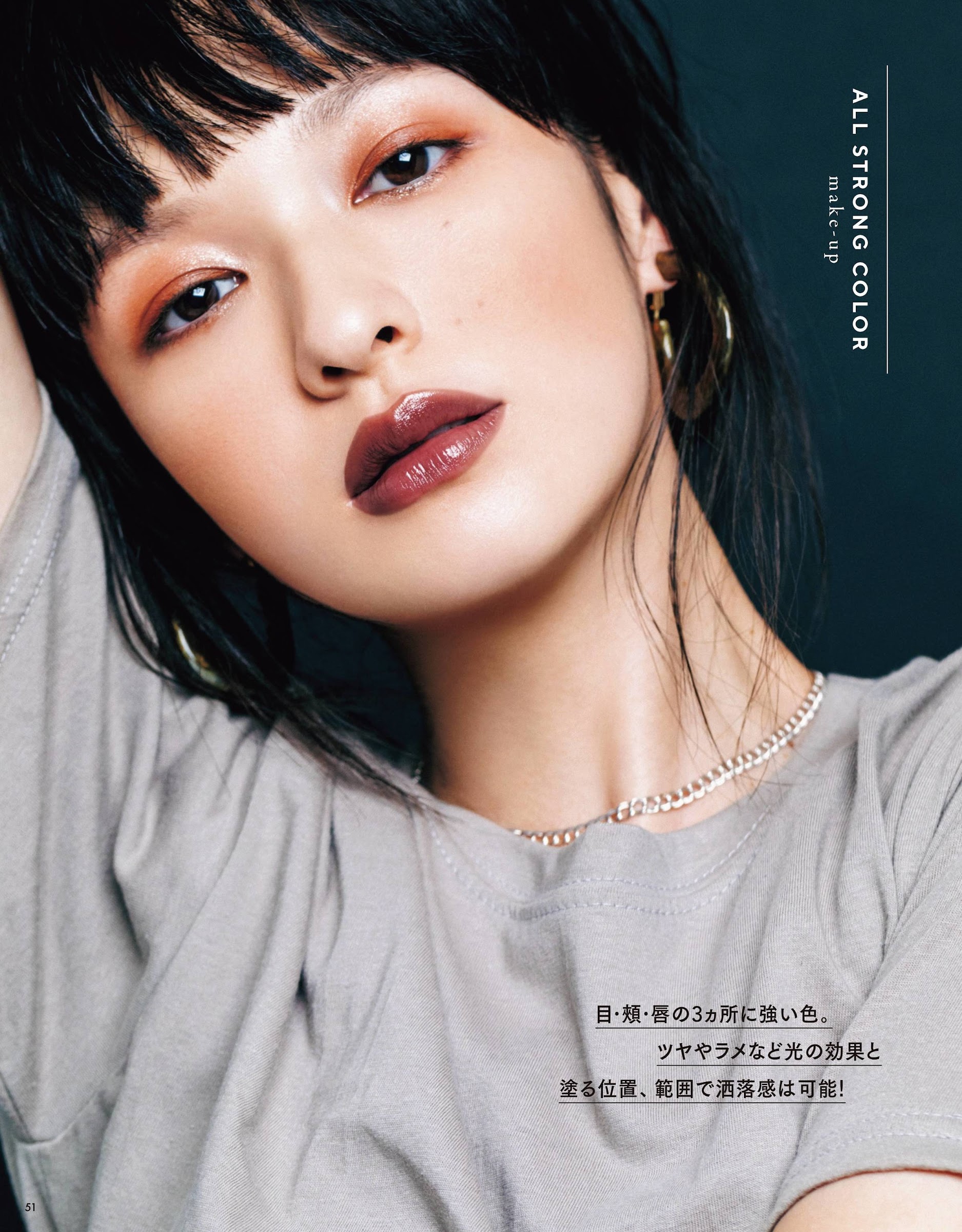 VoCE 2020.11 森絵梨佳 目・鼻・唇の強弱で印象操作 秋顔の強メイク・弱メイク Mic Mic Idol