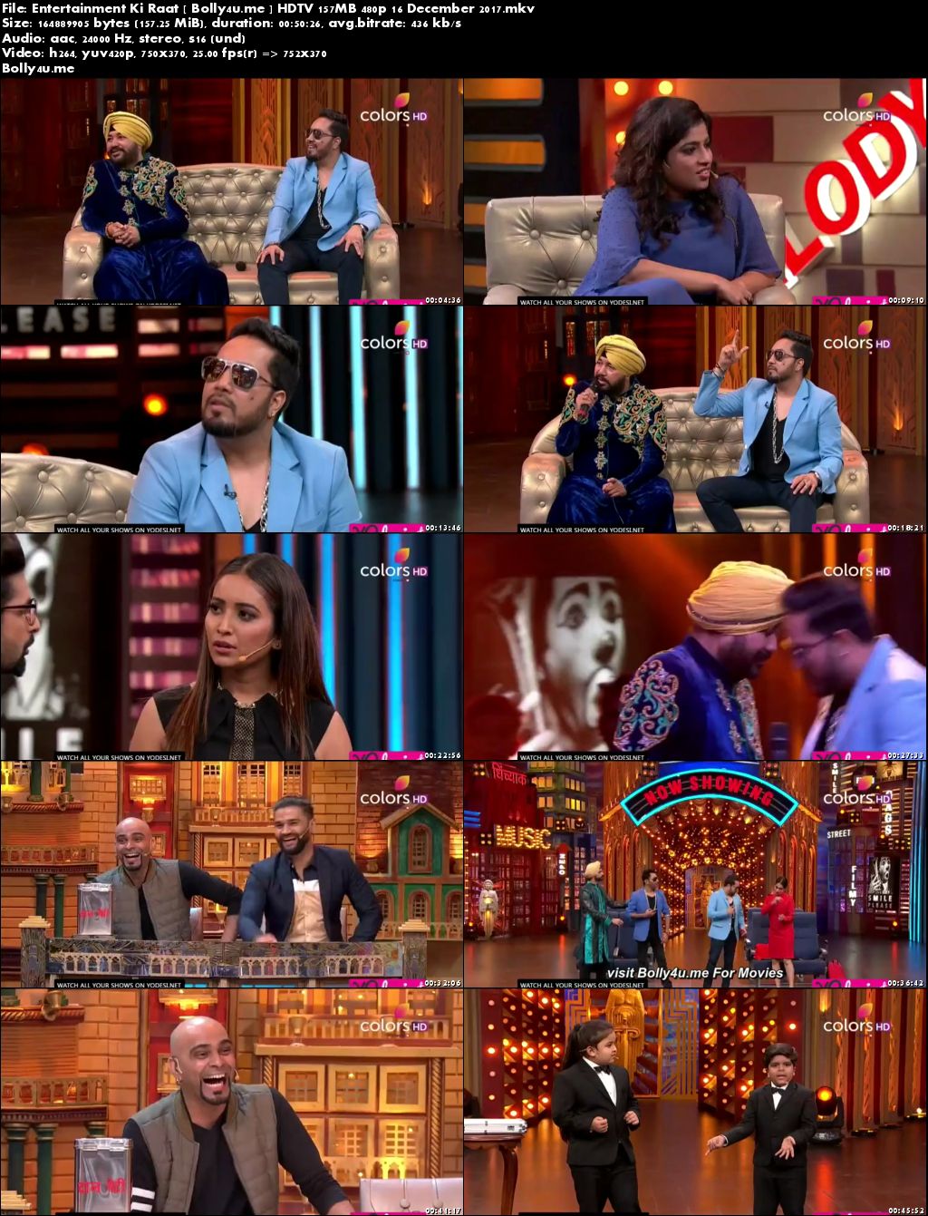 Entertainment Ki Raat HDTV 150MB 480p 16 Dec 2017 Download